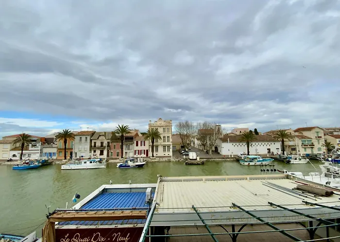 Terrasse Du Port -appartement 2 Avec Vue Sur Le Canal لو غراو دو روا